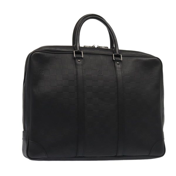 LOUIS VUITTON Damier Infini Porte Documents Voyage Bag Black N41146 Auth ep5166 Online Sale