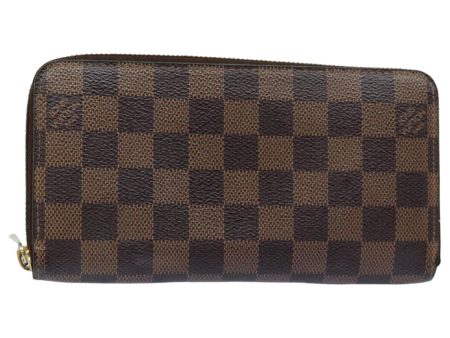 LOUIS VUITTON Damier Ebene Zippy Wallet Long Wallet N41661  bs16183 Discount