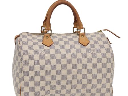 LOUIS VUITTON Damier Azur Speedy 30 Hand Bag N41533  83106 on Sale