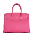 Hermes Birkin 30 Rose Tyrien Candy Epsom Palladium Hardware Online Hot Sale