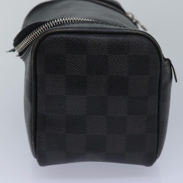 LOUIS VUITTON Damier Graphite C Cracking pouch Clutch Bag N47625  84052 Online Sale