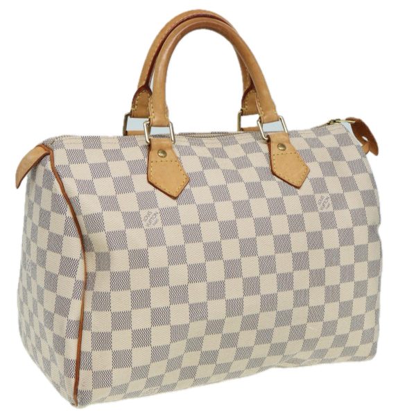 LOUIS VUITTON Damier Azur Speedy 30 Hand Bag N41533  83992 For Sale