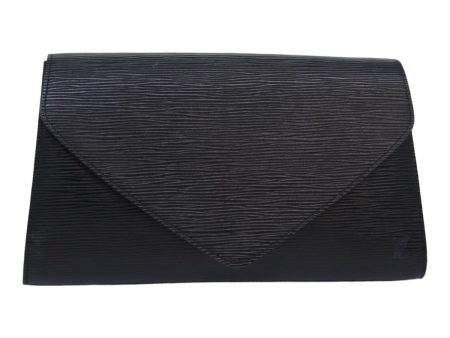 LOUIS VUITTON Epi Art Deco Clutch Bag Black M52632  81383 Supply