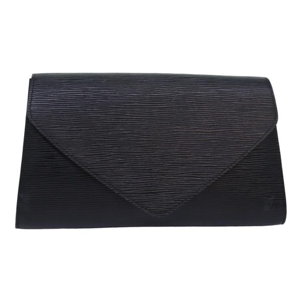 LOUIS VUITTON Epi Art Deco Clutch Bag Black M52632  81383 Supply