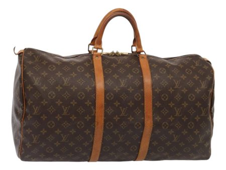 LOUIS VUITTON Monogram Keepall 55 Boston Bag M41424  ep5029 on Sale