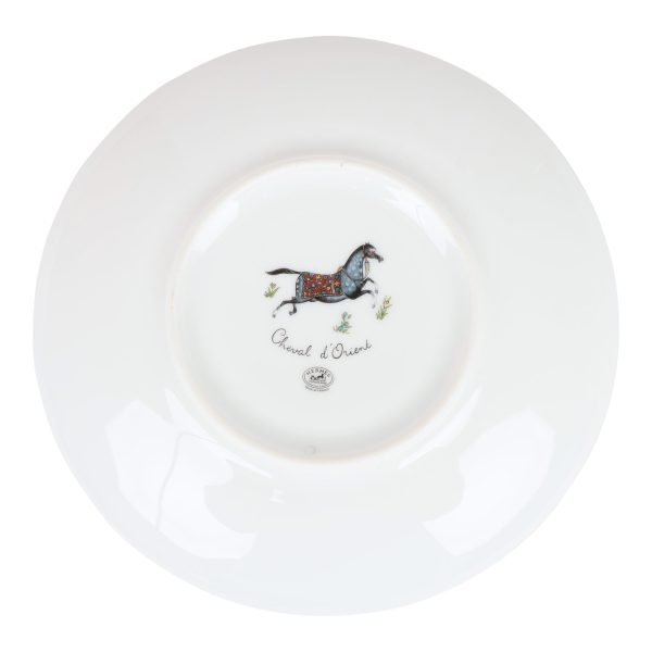 Hermes  Cheval D Orient  n°2 Porcelain Bread and Butter Plate Online