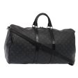 LOUISVUITTON Monogram Eclipse Keepall Bandouliere 55 Bag M40605 Auth ep5151 Online Sale