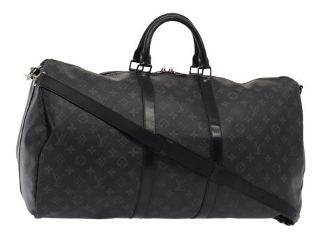 LOUISVUITTON Monogram Eclipse Keepall Bandouliere 55 Bag M40605 Auth ep5151 Online Sale