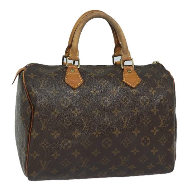 LOUIS VUITTON Monogram Speedy 30 Hand Bag M41526  82789 For Sale