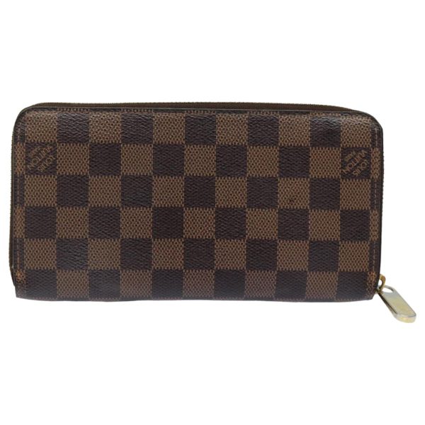 LOUIS VUITTON Damier Ebene Zippy Wallet Long Wallet N41661  bs16183 Discount