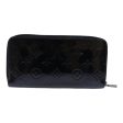 LOUIS VUITTON Vernis Zippy Wallet Long Wallet Noir Manetic M90075  am6756 For Cheap