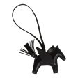 Hermes SO Black Pegasus Horse Rodeo Bag Charm Discount