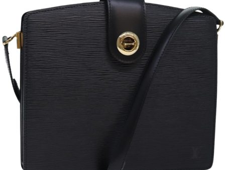 LOUIS VUITTON Epi Capuchin Shoulder Bag Black M52342  83869 Online Sale