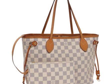 LOUIS VUITTON Damier Azur Neverfull PM Tote Bag N41362  85821 For Sale