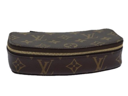 LOUIS VUITTON Monogram Poche Monte Carlo Jewelry Box M47352  85316 For Sale