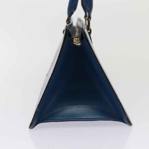 LOUIS VUITTON Epi Sac Triangle Hand Bag Blue M52095  82780 Discount