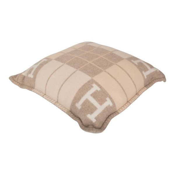 Hermes  Avalon III  Coco and Camomille Signature H Cushion PM Set of Two Hot on Sale