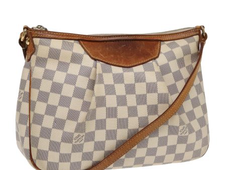 LOUIS VUITTON Damier Azur Siracusa PM Shoulder Bag N41113  83065 For Sale