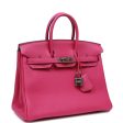 Hermes Birkin 25 Rose Pourpre Togo Palladium Hardware Online Sale