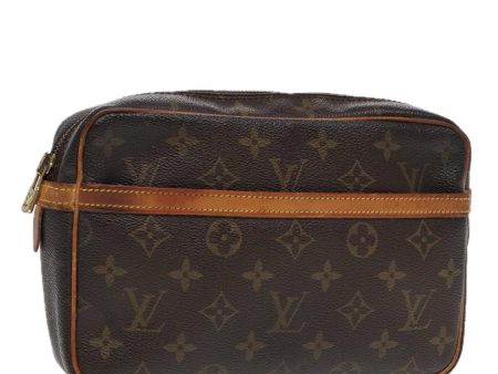 LOUIS VUITTON Monogram Compiegne 23 Clutch Bag M51847  85921 Online Hot Sale