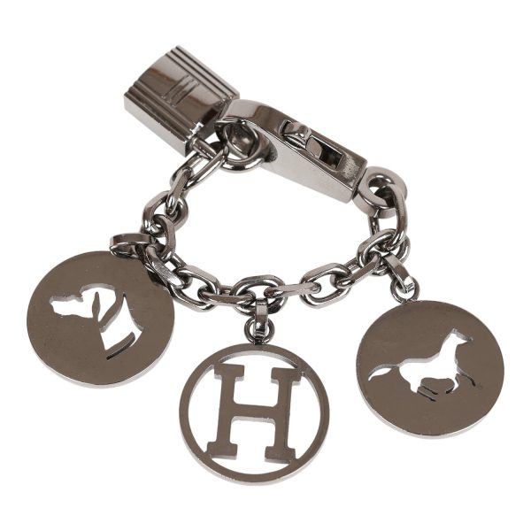 Hermes SO Black Ruthenium Breloque Charm Online Hot Sale