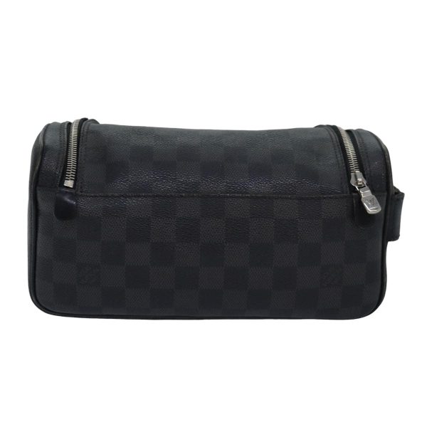 LOUIS VUITTON Damier Graphite C Cracking pouch Clutch Bag N47625  84052 Online Sale