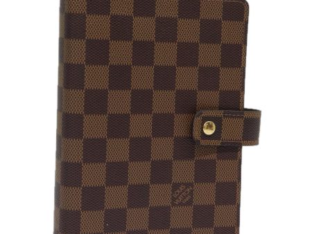 LOUIS VUITTON Damier Ebene Agenda MM Day Planner Cover R20240  84131 Online now