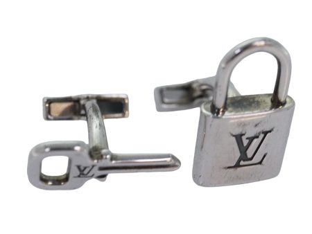 LOUIS VUITTON Bouton du Manchette Cadena et clef Cuffs M64600 Auth bs16493 Hot on Sale