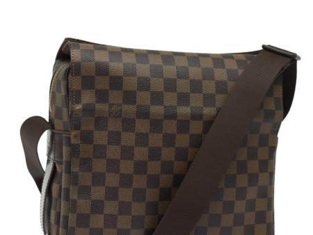 LOUIS VUITTON Damier Ebene Naviglio Shoulder Bag N45255  yk13865 Discount