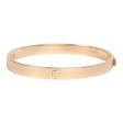 Hermes 18k Rose Gold Diamond H D Ancre Bracelet Online