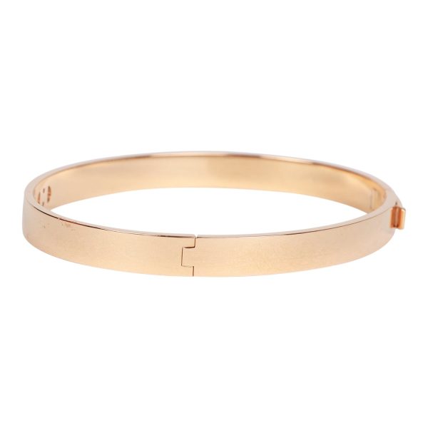 Hermes 18k Rose Gold Diamond H D Ancre Bracelet Online