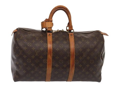 LOUIS VUITTON Monogram Keepall 45 Boston Bag M41428  bs16662 For Sale