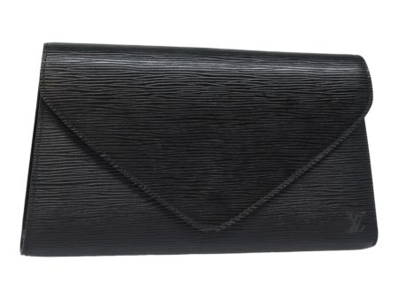 LOUIS VUITTON Epi Art Deco Clutch Bag Black M52632  82997 Online now