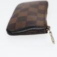 LOUIS VUITTON Damier Ebene Pochette Cles Coin Purse N62658  86459 Hot on Sale