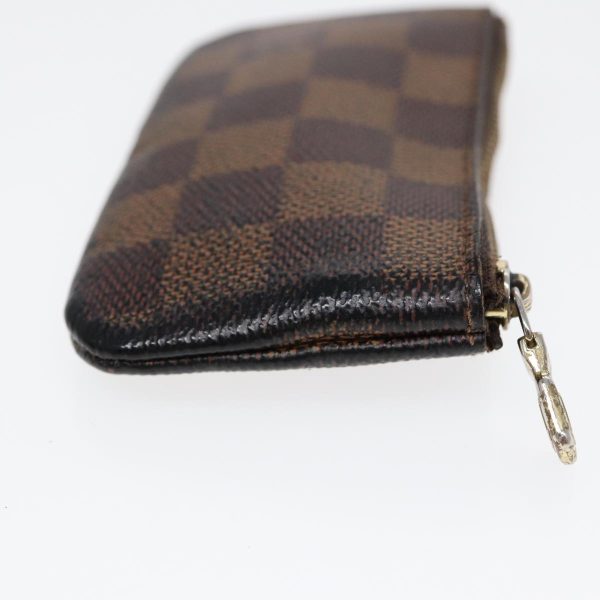 LOUIS VUITTON Damier Ebene Pochette Cles Coin Purse N62658  86459 Hot on Sale