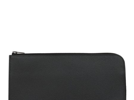 Hermes Remix Voyage Twist Wallet Black and Bleu Indigo Epsom Palladium Hardware For Cheap