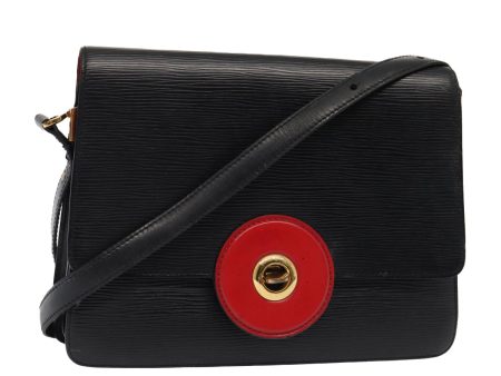 LOUIS VUITTON Epi Free Run Shoulder Bag Red Black M52417  82734 Supply