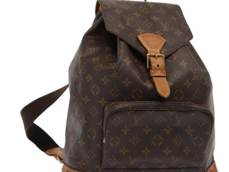 LOUIS VUITTON Monogram Montsouris GM Backpack M51135  86239 on Sale