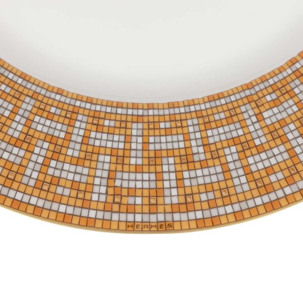 Hermes  Mosaique Au 24  Gold Dinner Plate Set Hot on Sale