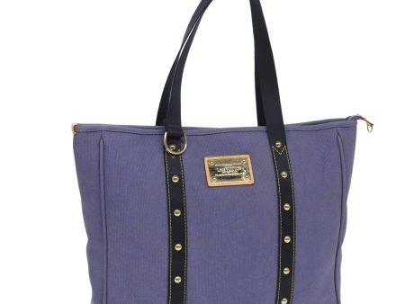 LOUIS VUITTON Antigua Cabas GM Tote Bag Blue M40083  bs15986 Online