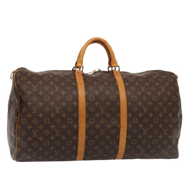 LOUIS VUITTON Monogram Keepall 60 Boston Bag M41422  yk13697 For Sale