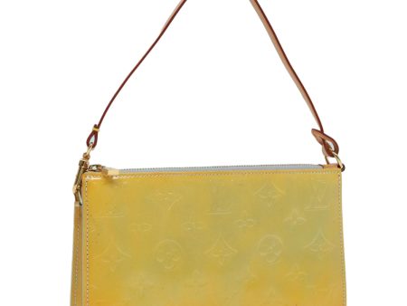 LOUIS VUITTON Monogram Vernis Lexington Accessory Pouch Gris M91056 Auth 84126 For Cheap