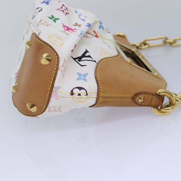 LOUIS VUITTON Monogram Multicolor Judy PM Bag White M40257  ar12108A Sale