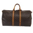 LOUIS VUITTON Monogram Keepall Bandouliere 55 Boston Bag M41414  82815 Online