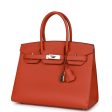 Hermes Birkin 30 Sellier Terre Battue Epsom Palladium Hardware Online now