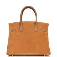 Hermes Birkin 30 Chamois and Alezan Grizzly and Swift Gold Hardware Online Sale