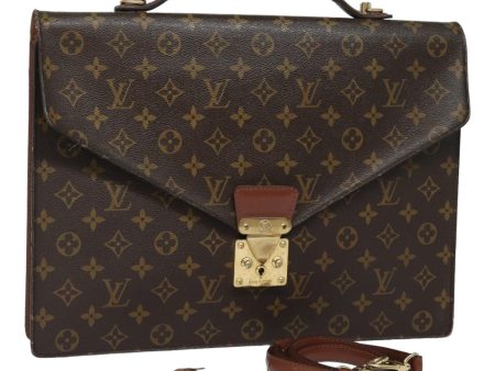 LOUIS VUITTON Monogram PorteDocuments Bandouliere Business Bag M53338 Auth 83056 For Sale