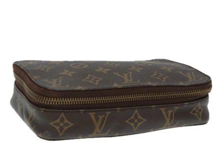 LOUIS VUITTON Monogram Poche Monte Carlo Jewelry Box Vintage M47352 Auth yk14289 Online