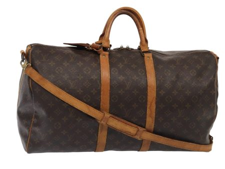 LOUIS VUITTON Monogram Keepall Bandouliere 55 Boston Bag M41414  82815 Online