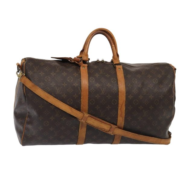 LOUIS VUITTON Monogram Keepall Bandouliere 55 Boston Bag M41414  82815 Online